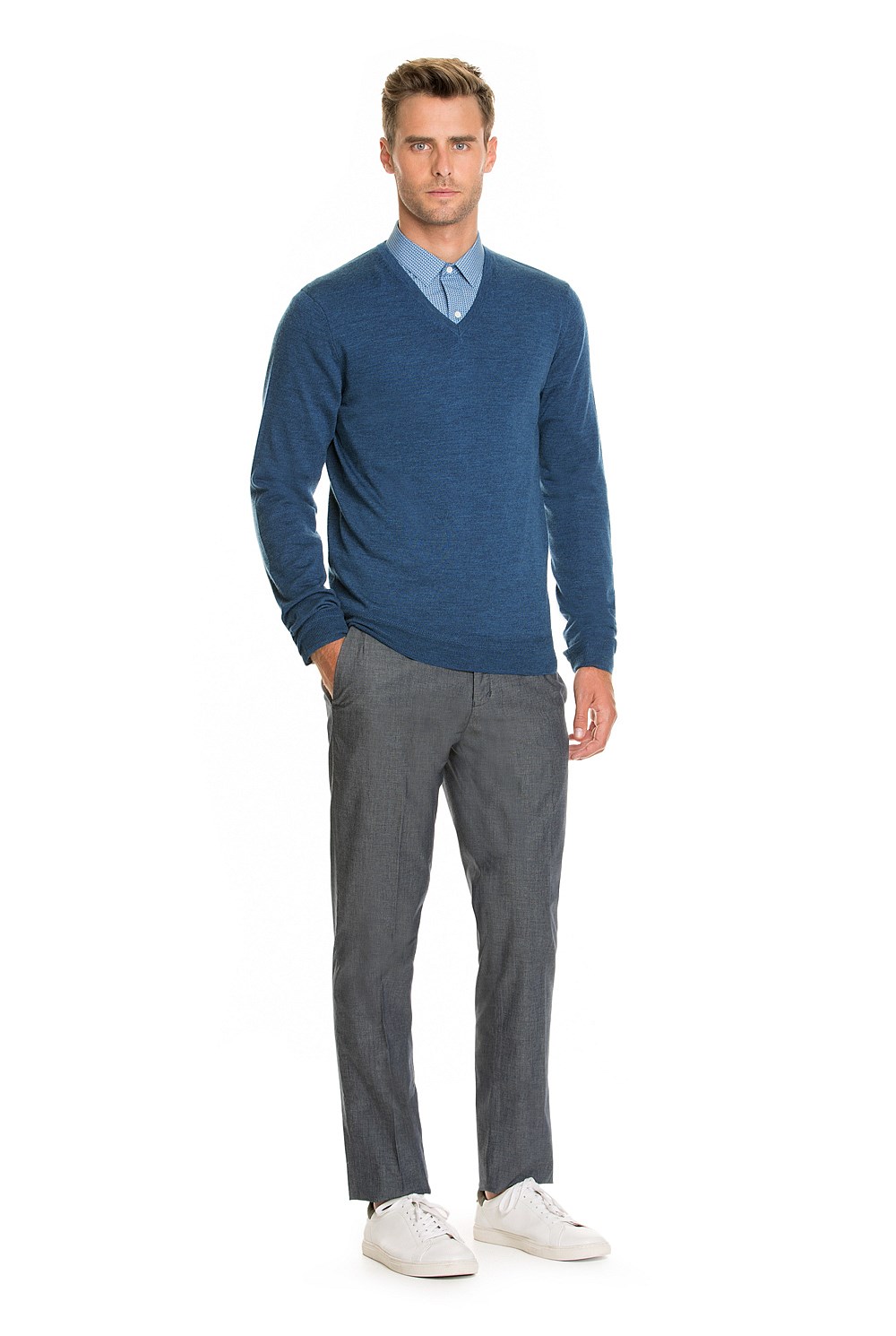 Merino V-Neck Knit