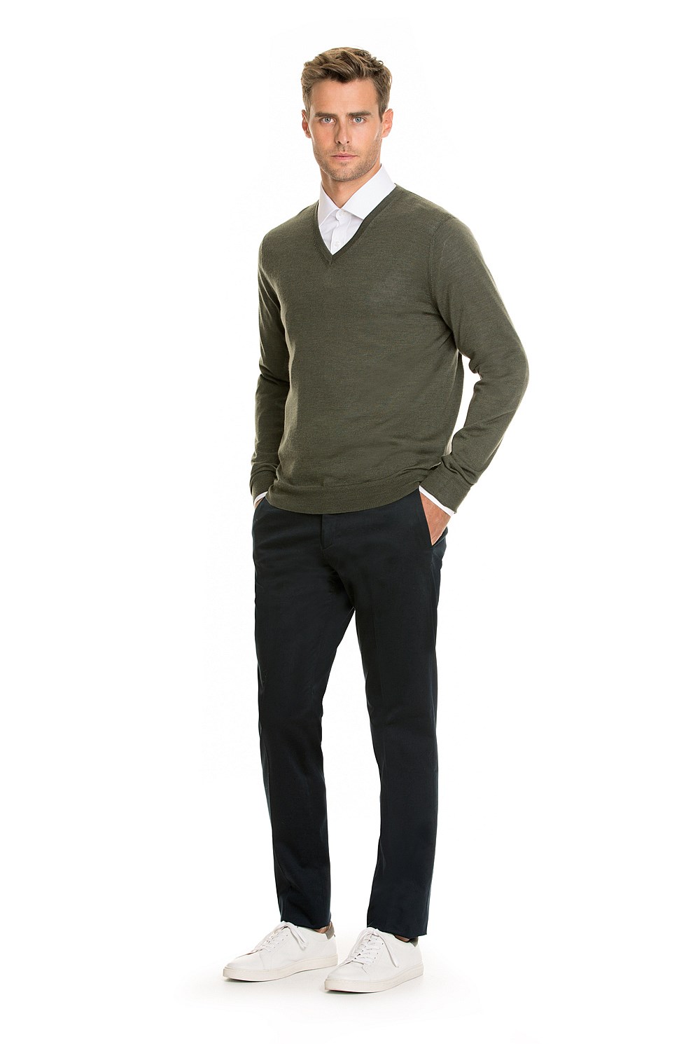 Merino V-Neck Knit