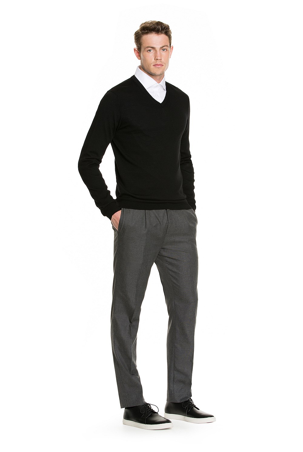 Merino V-Neck Knit