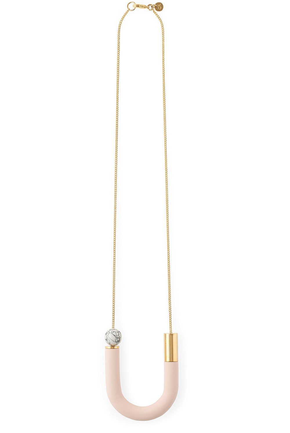 Enamel U Necklace
