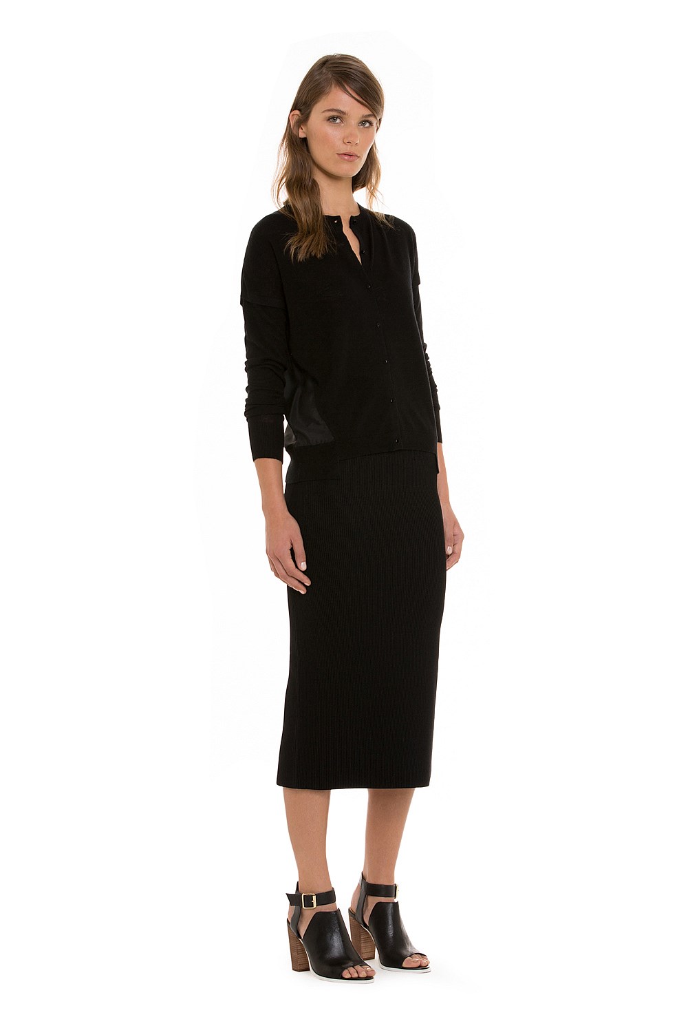 Silk Back Cardigan