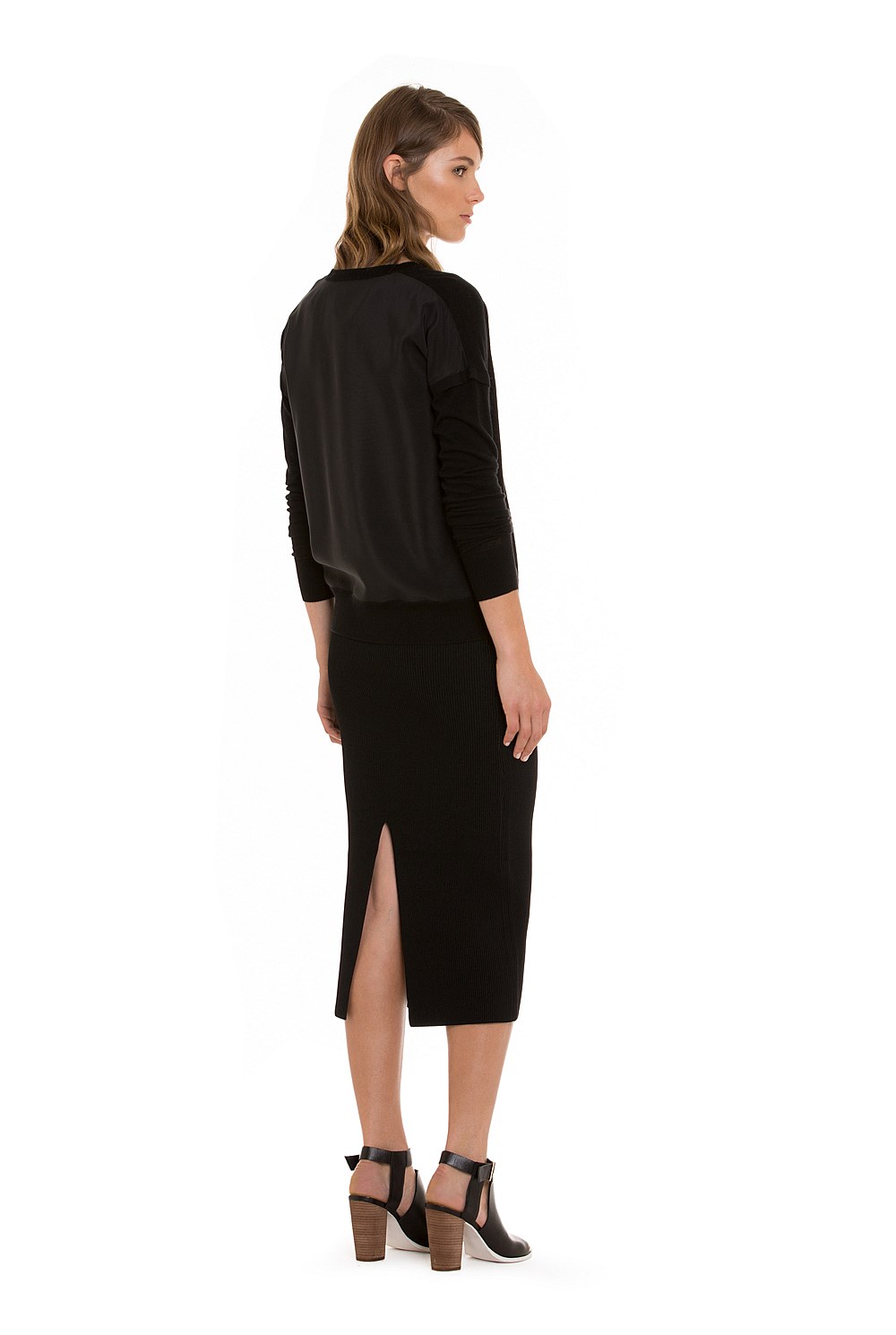 Silk Back Cardigan