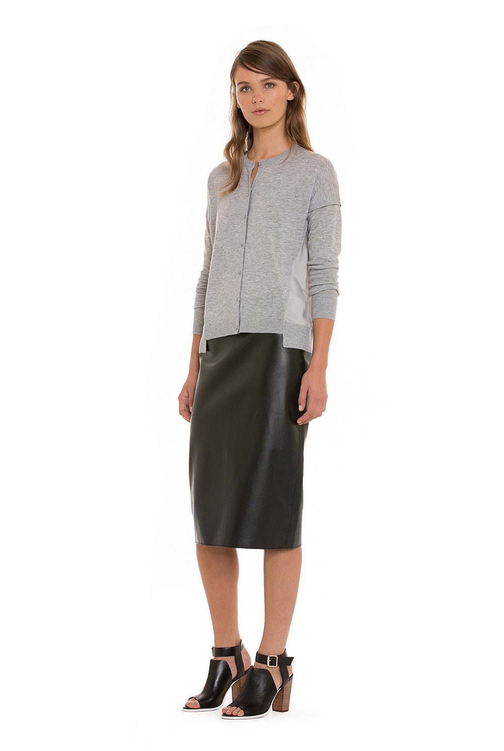 Silk Back Cardigan