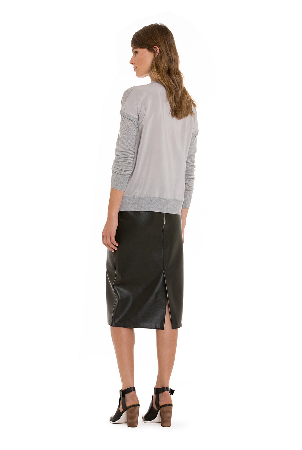 Silk Back Cardigan
