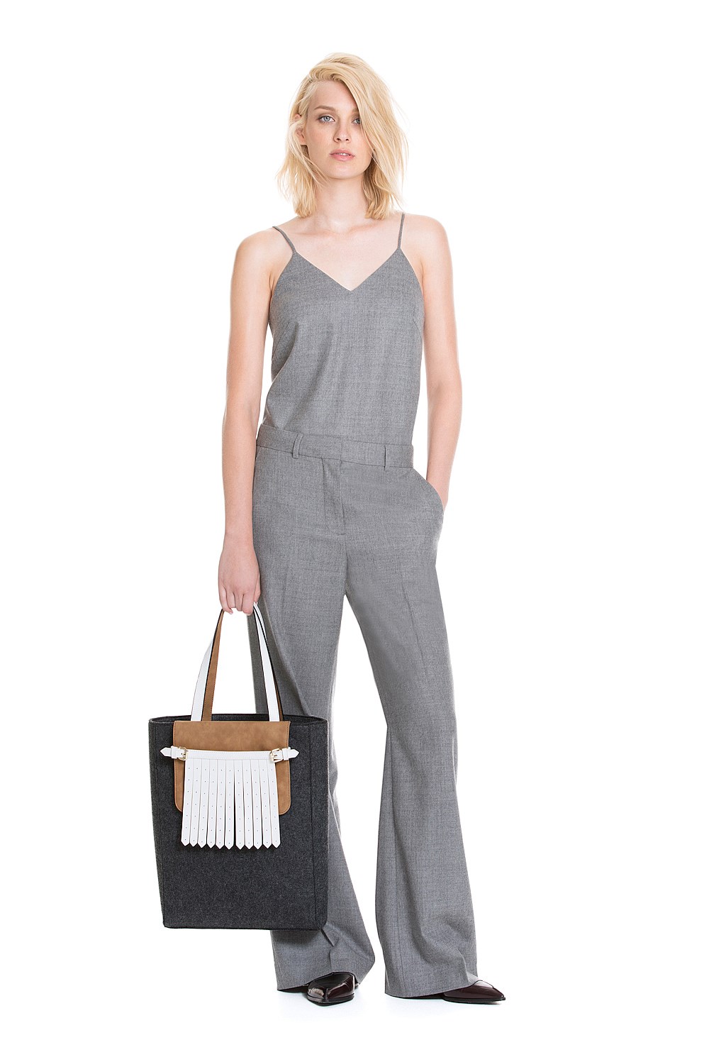 Fringed Pocket Tote