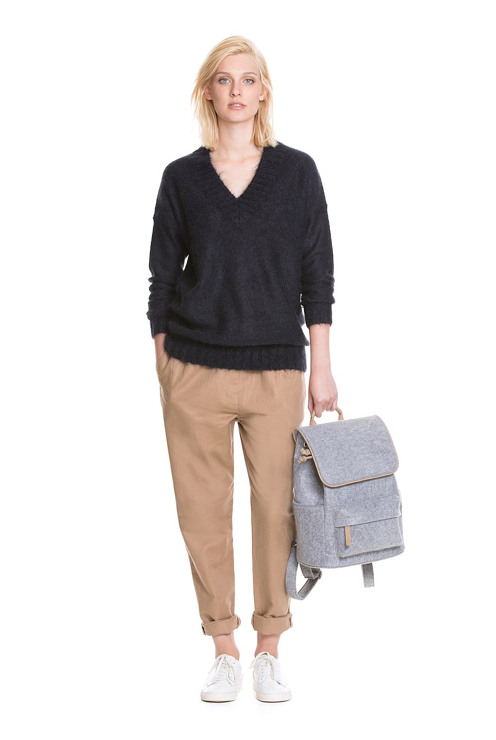 Tapered Tie Waist Pant