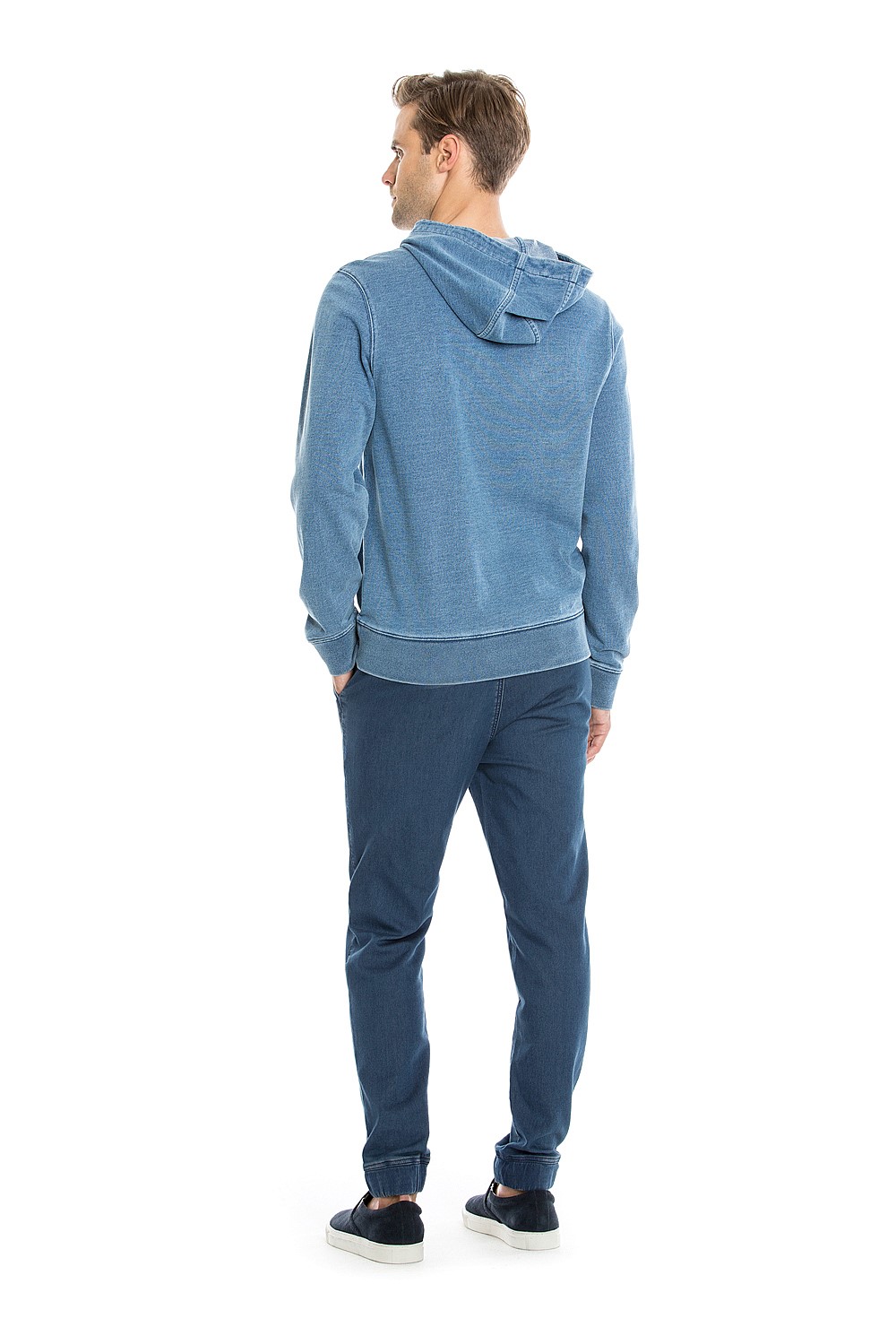 Indigo Popover Hoodie