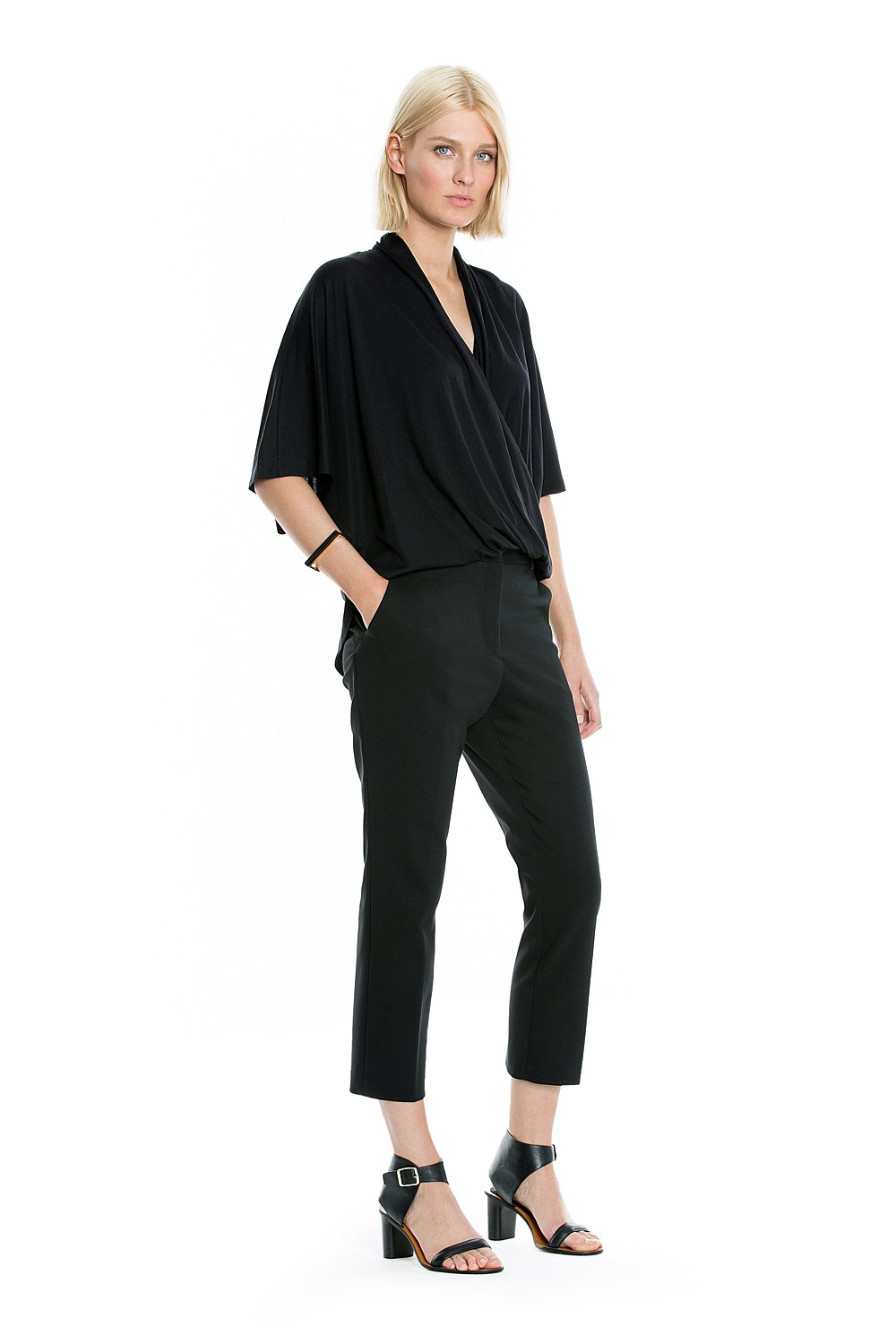 Draped Wrap T-Shirt