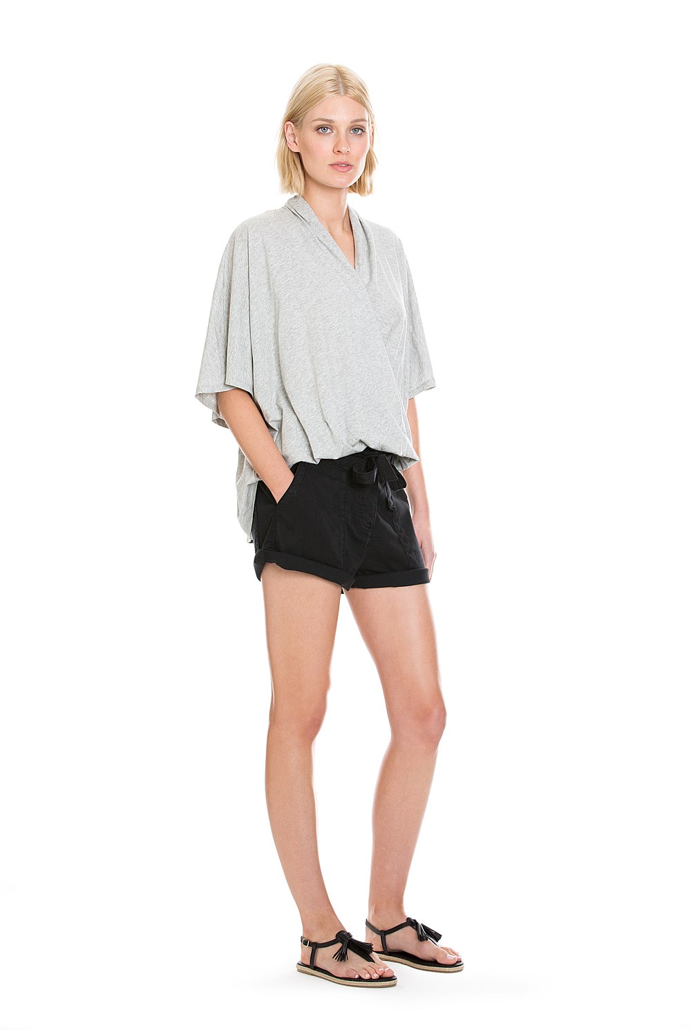 Draped Wrap T-Shirt