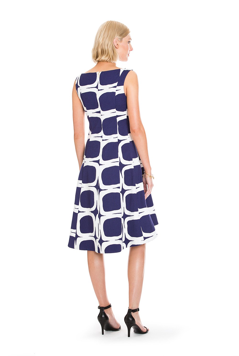 V-Neck Flare Dress