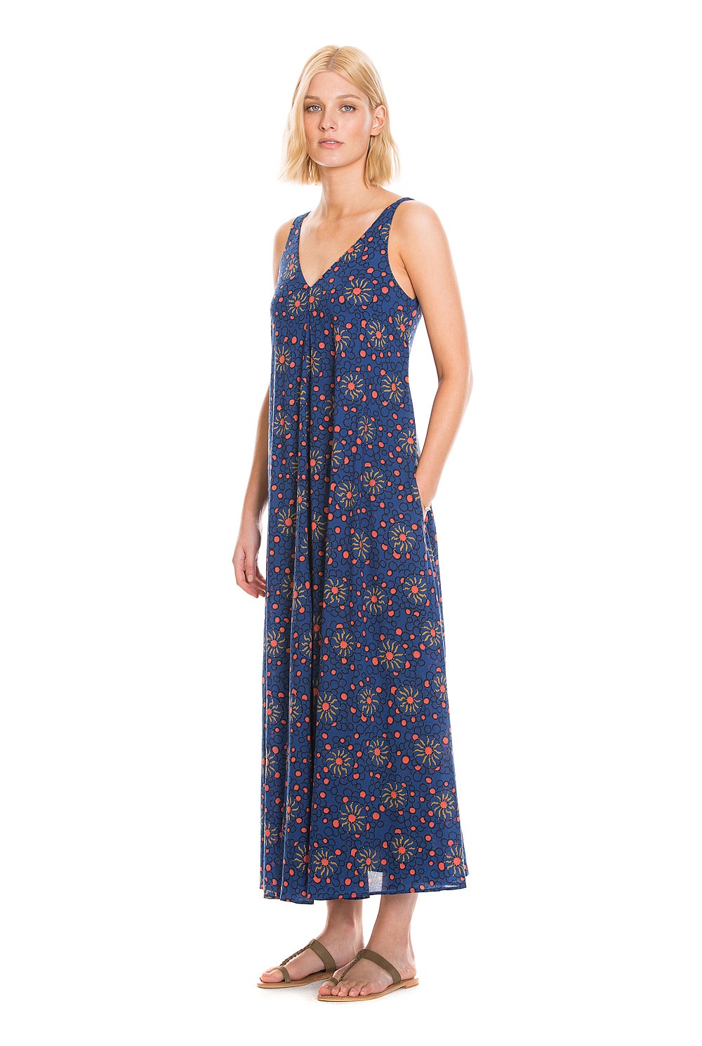 Printed Voile Maxi