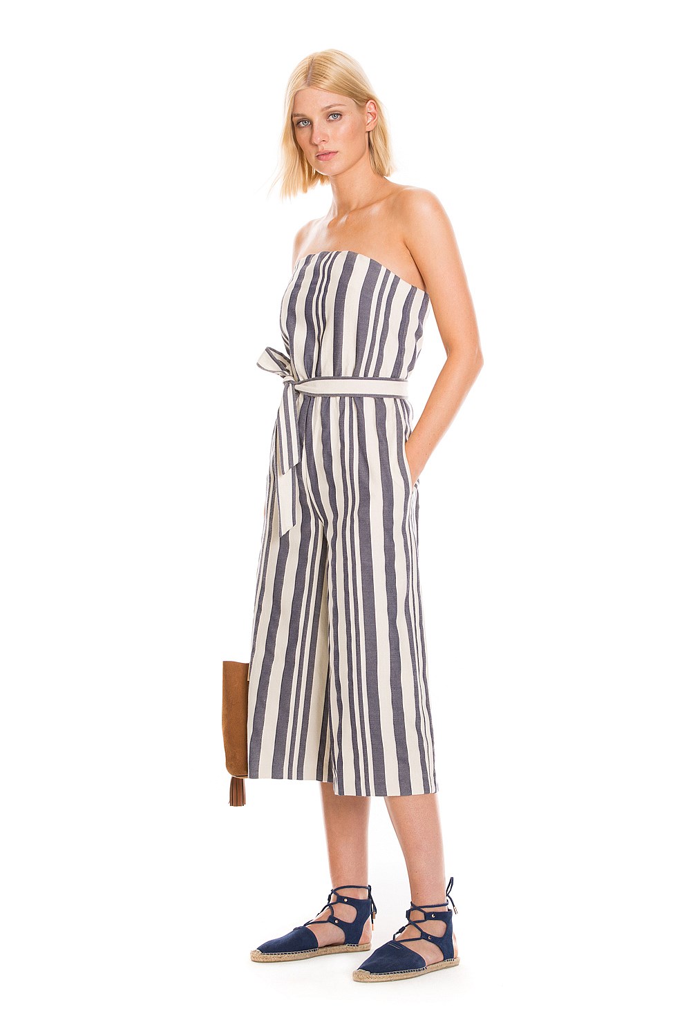 Stripe Print Jumpsuit