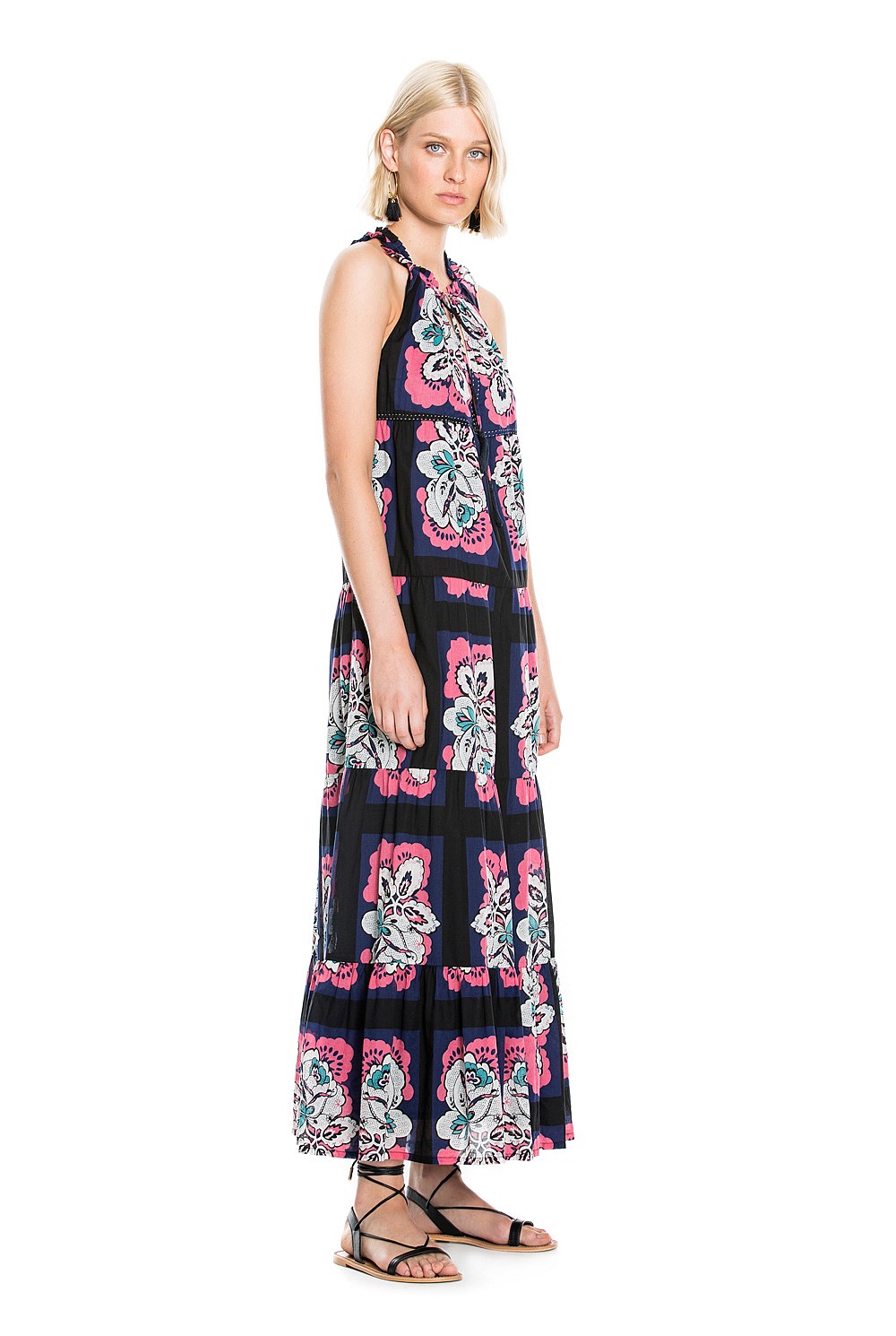 Floral Print Maxi Dress