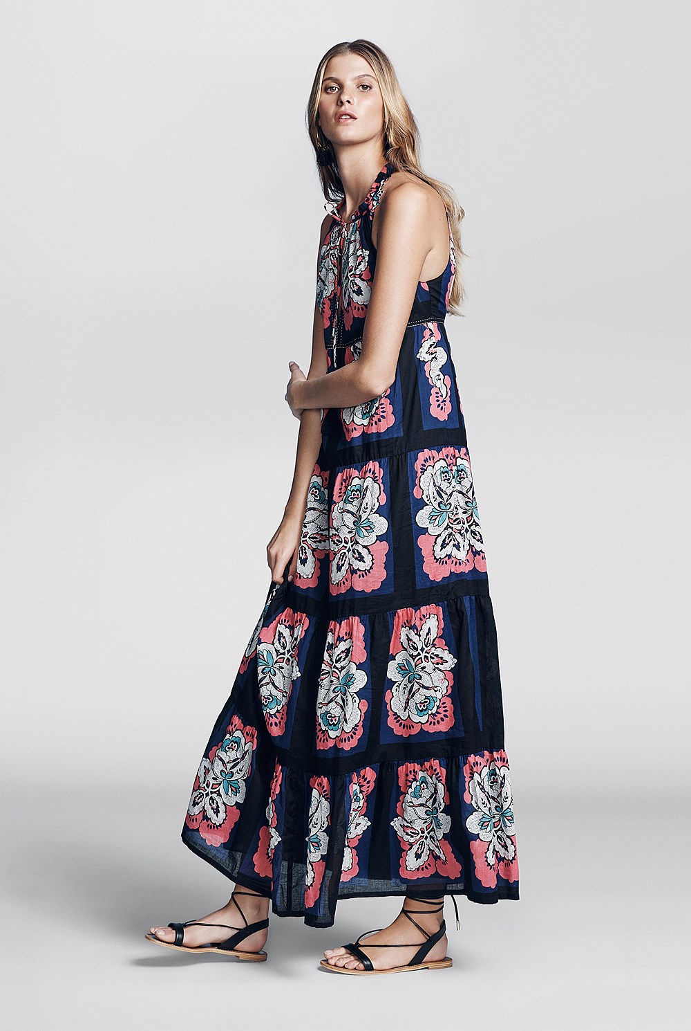 Floral Print Maxi Dress