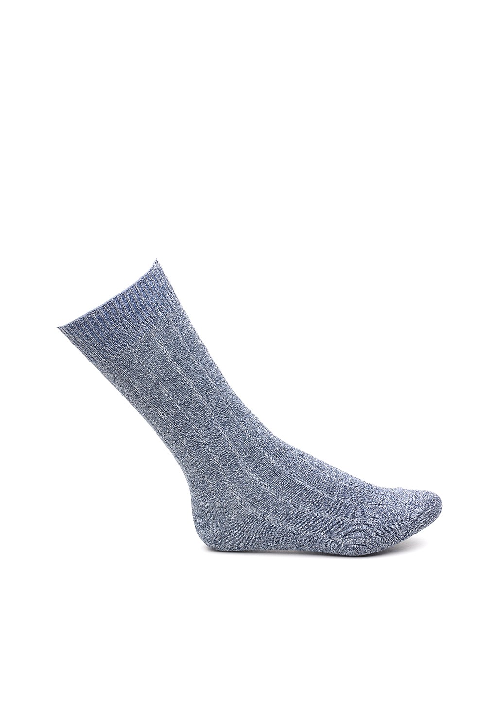 Textured Rib Crew Socks