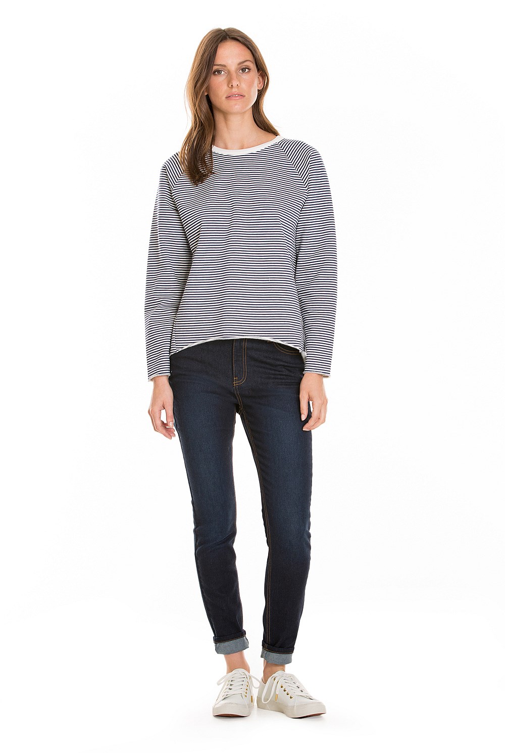 Stripe Print Sweat