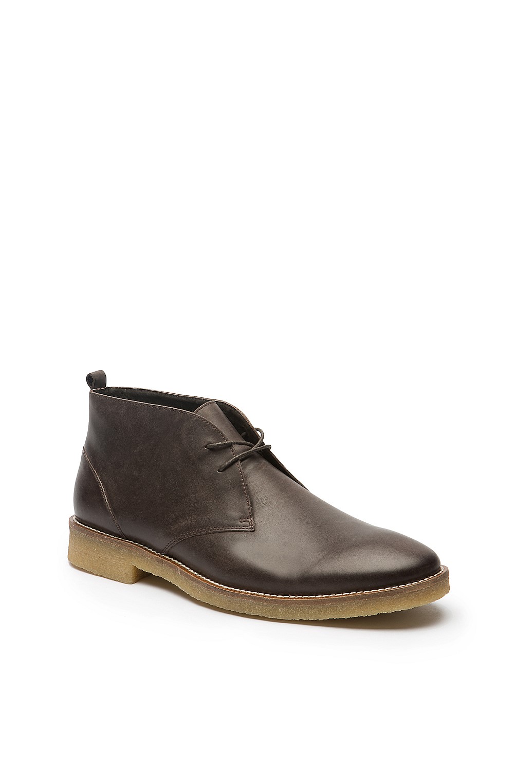 Leather Crepe Desert Boot