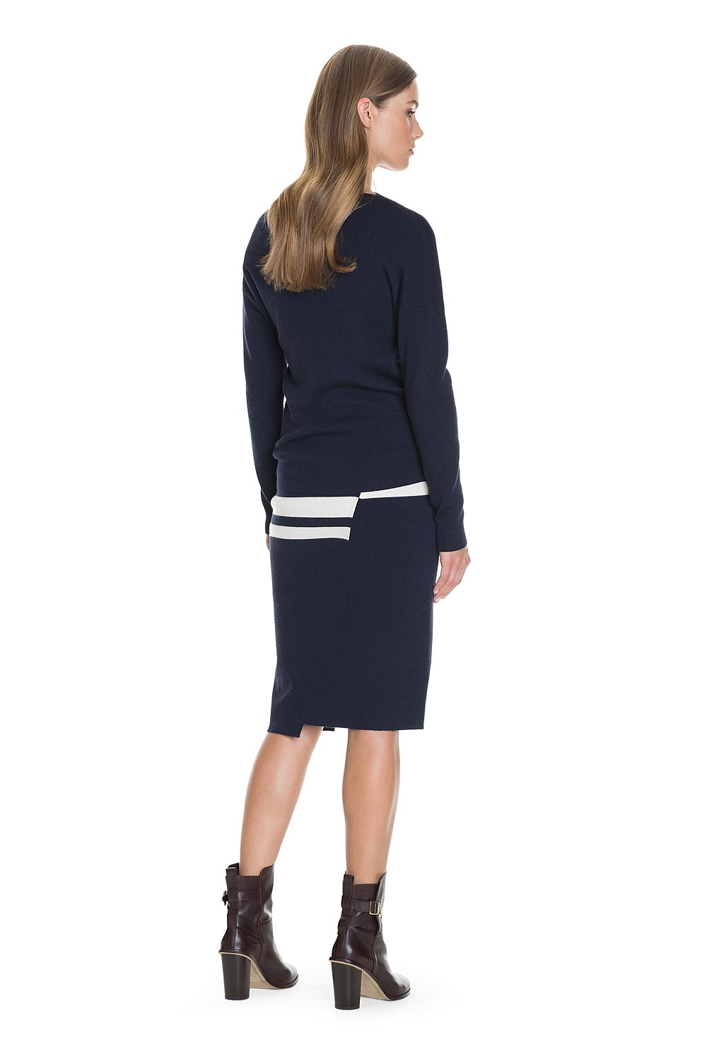 Diagonal Stripe Knit