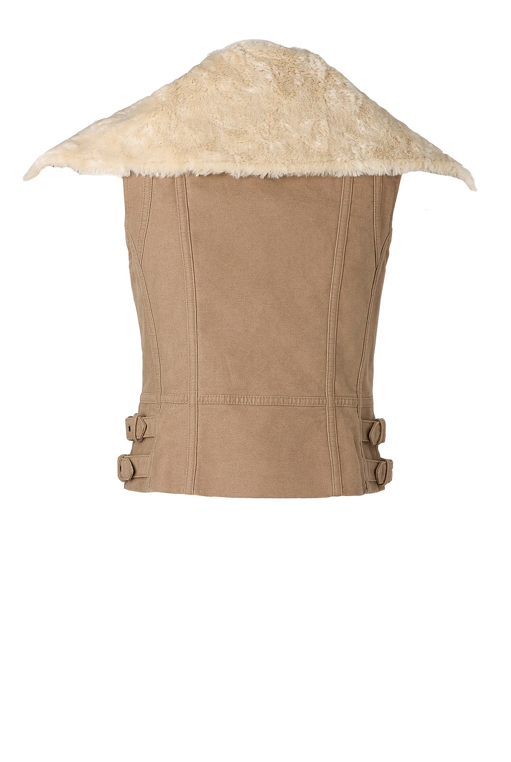 Shearling Collar Vest
