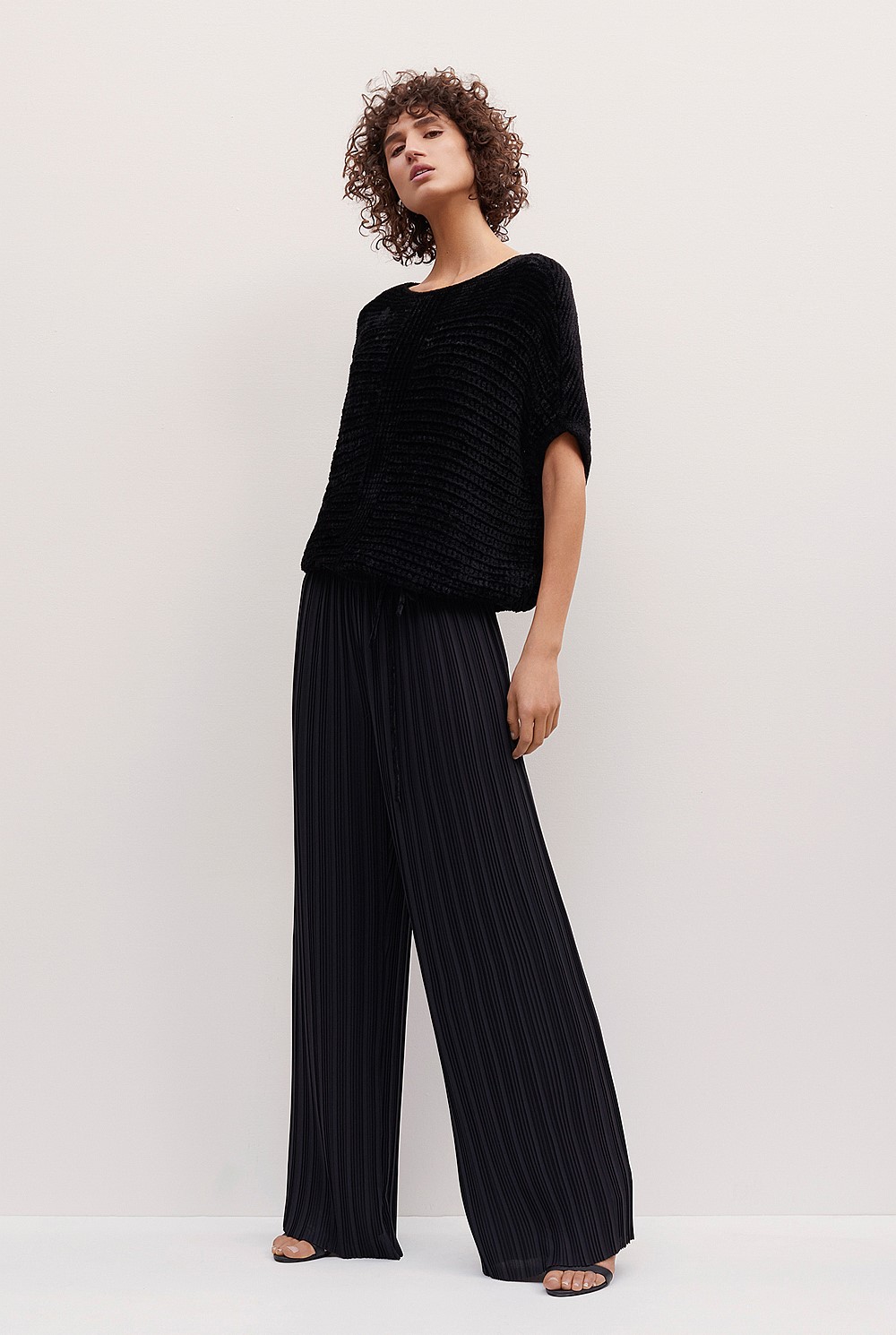 Pleat Palazzo Pant