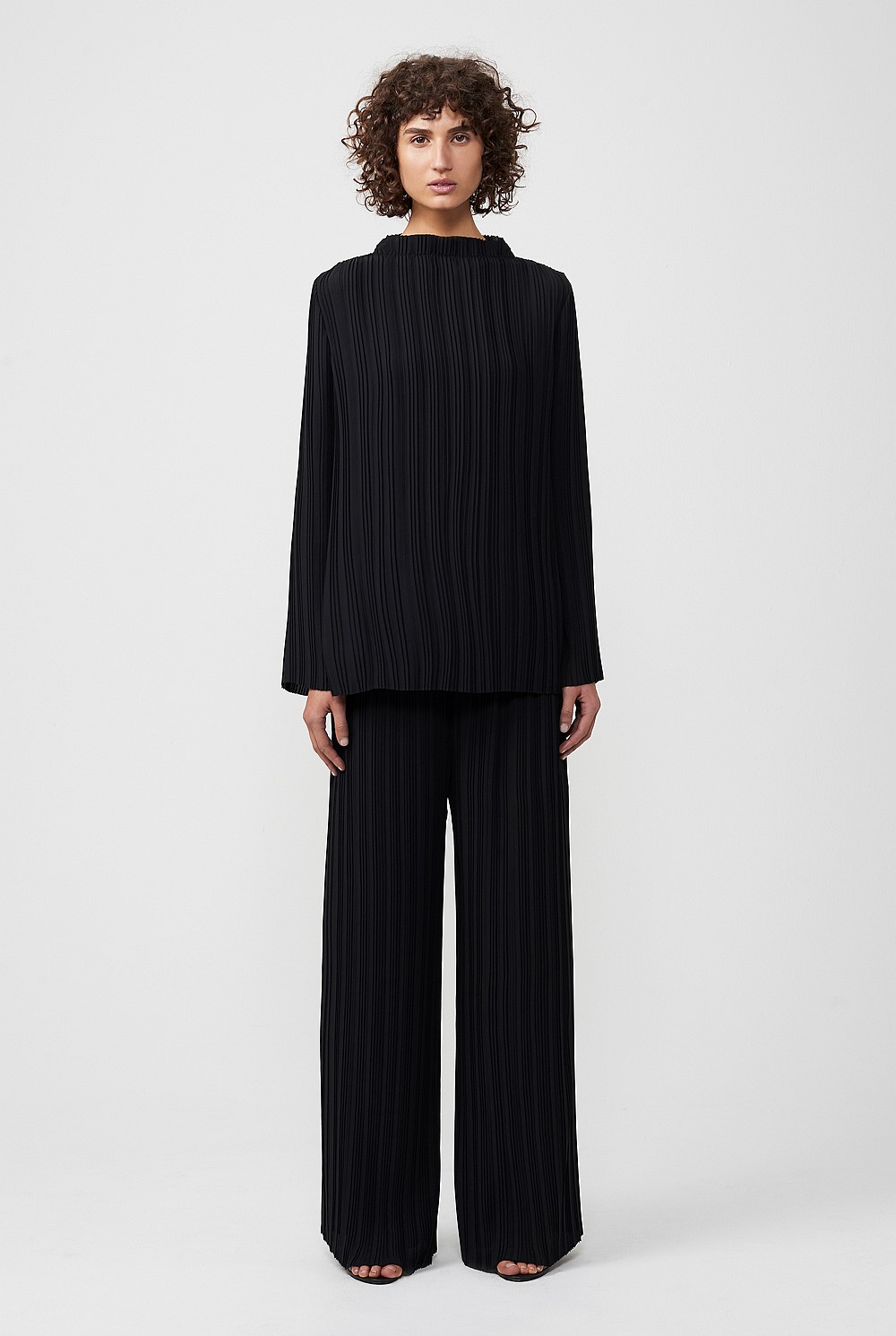 Pleat Palazzo Pant