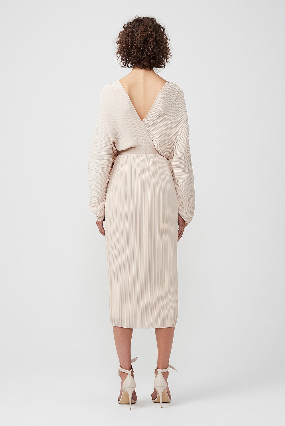 Belted Pleat Dress