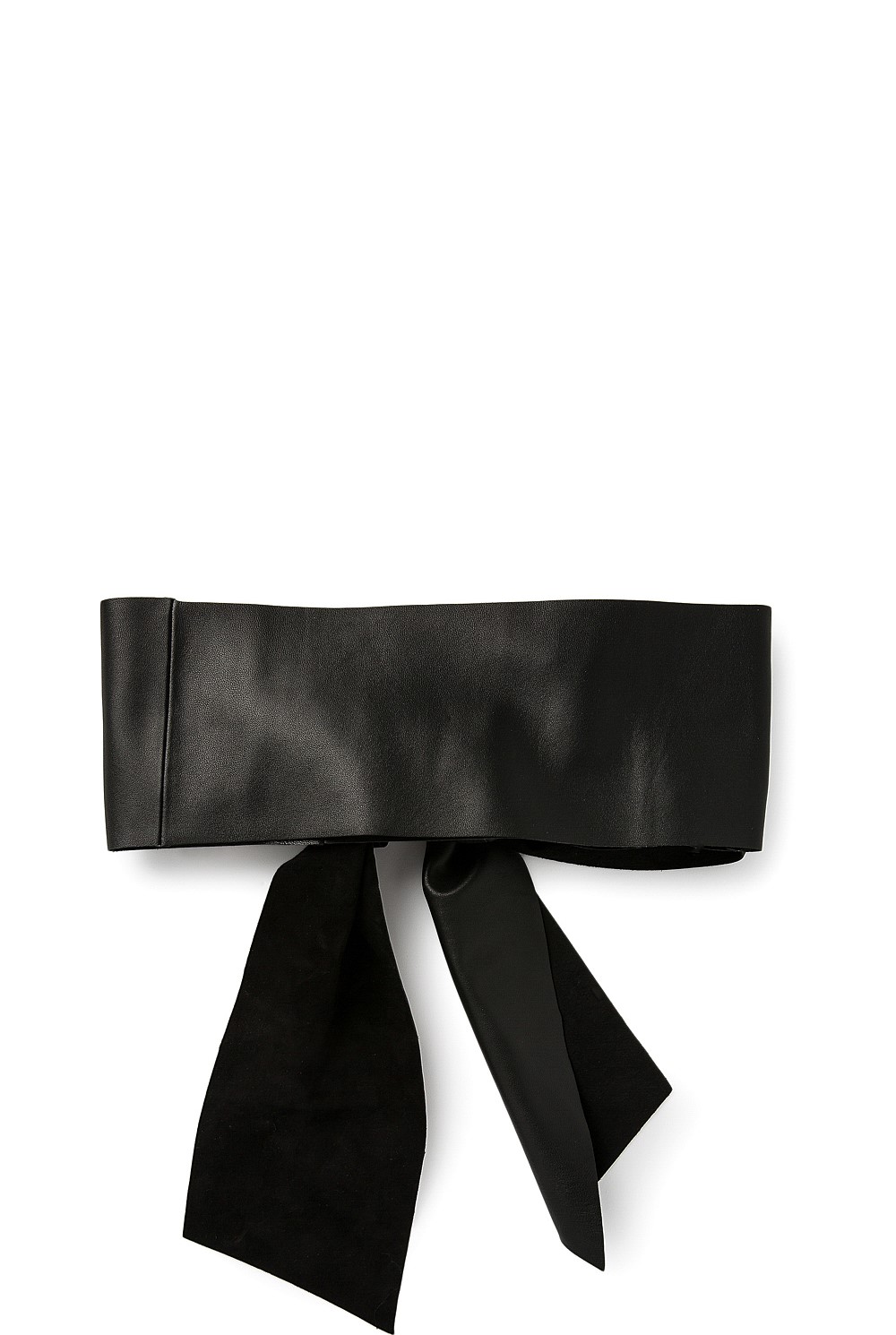 Soft Leather Tie Belt