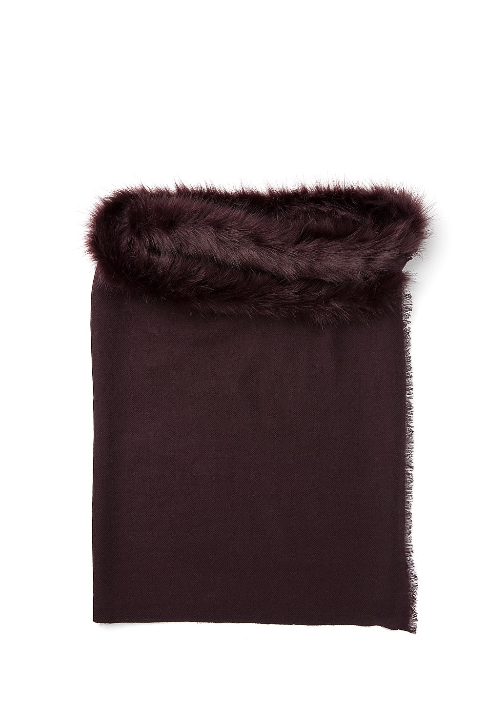 Faux Fur Woven Scarf