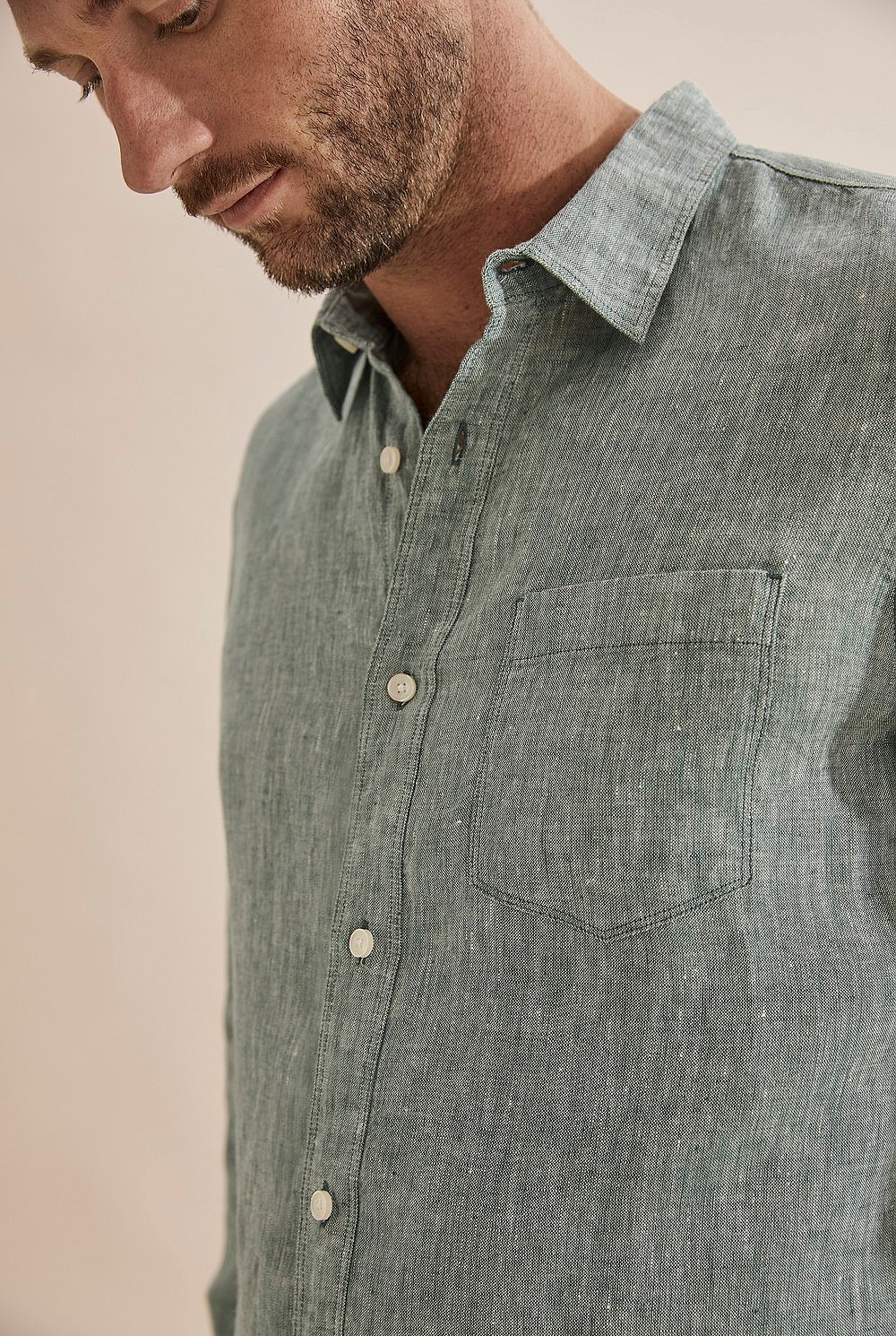 Long Sleeve Irish Linen Shirt