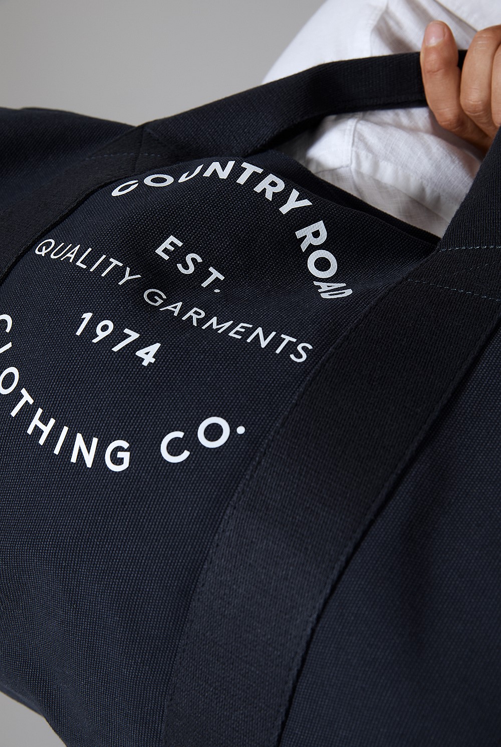 Cotton Logo Duffle