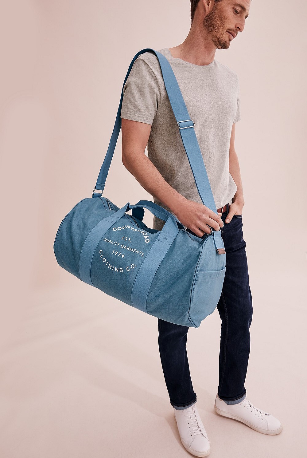 Cotton Logo Duffle