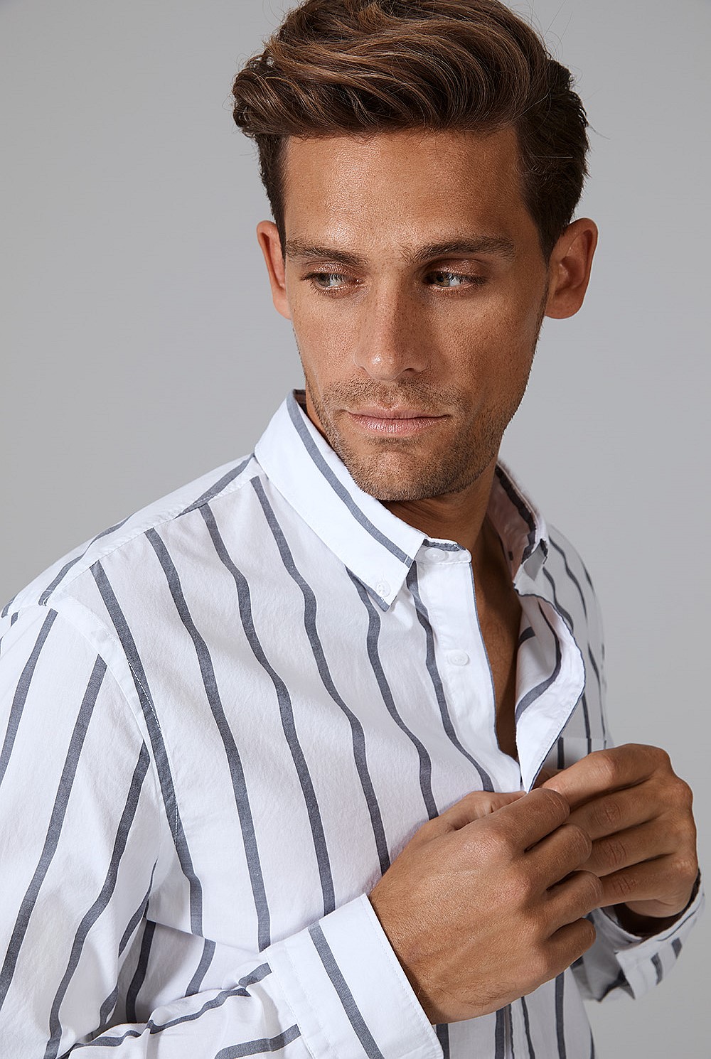 Slim Bold Stripe Shirt