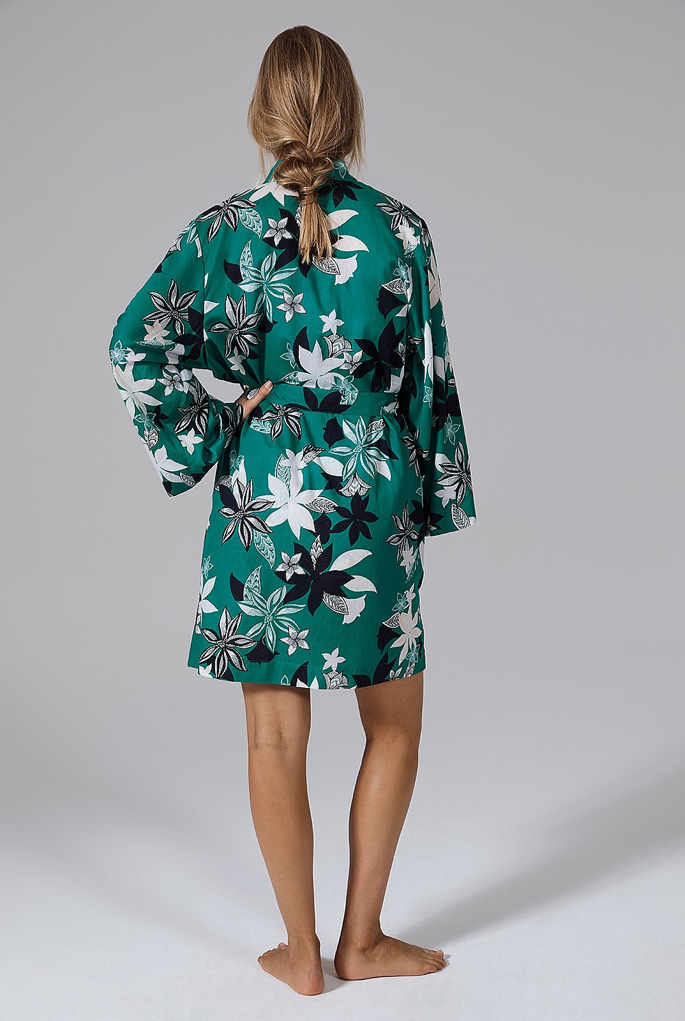 Emerald Floral Print Robe - Sleepwear | Country Road
