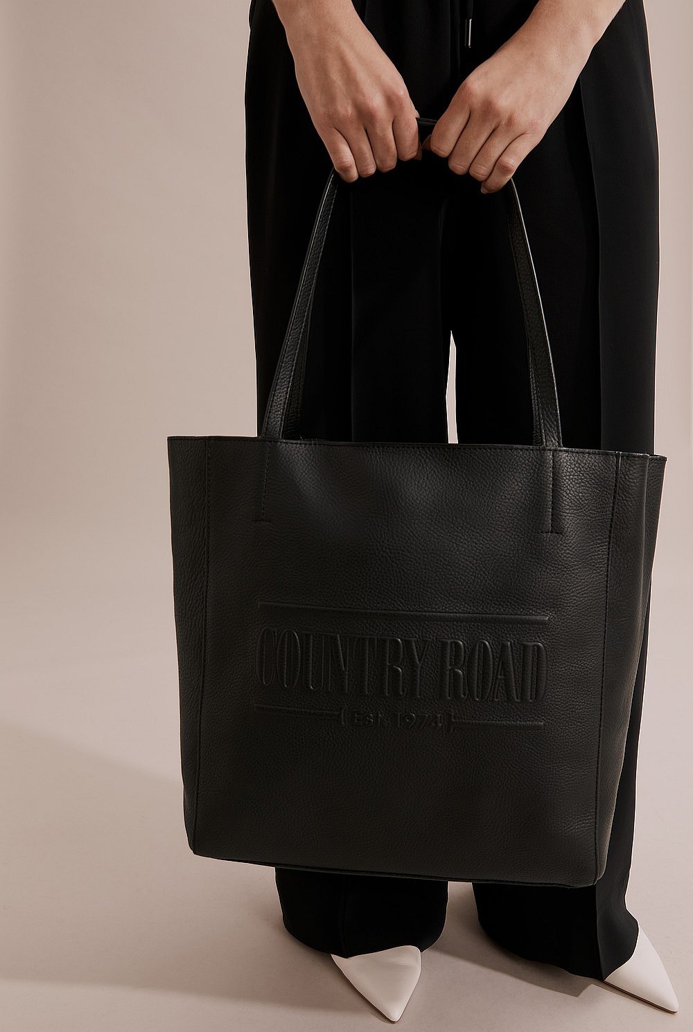 Heritage Leather Shopper