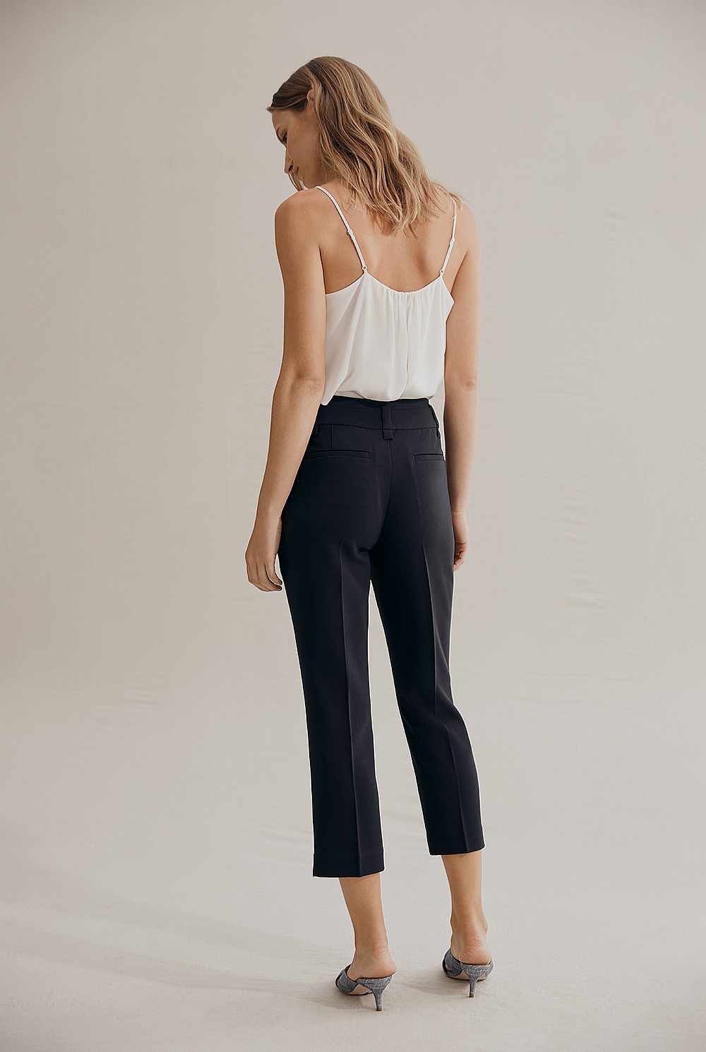 Cropped Cigarette Pant