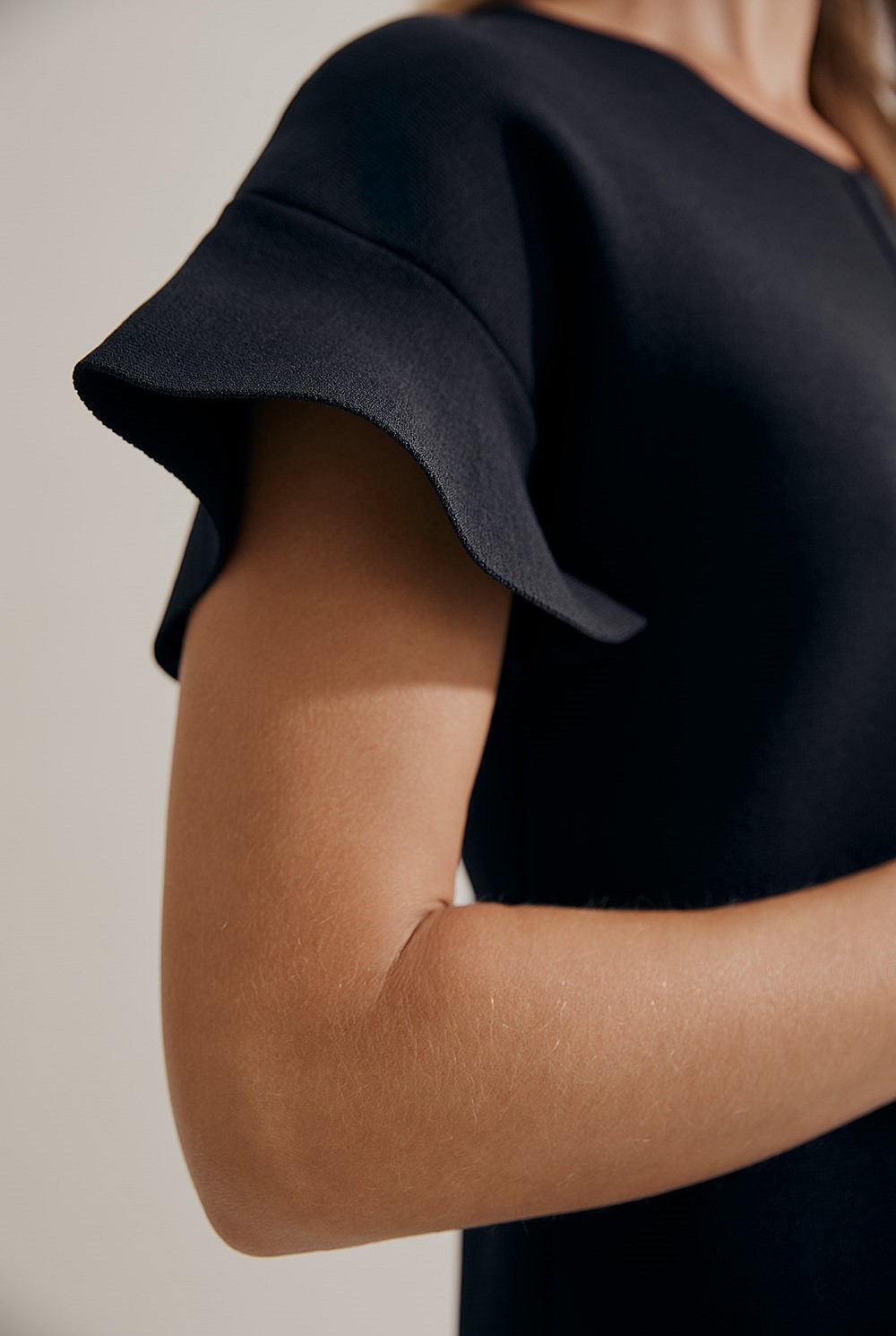Compact Knit Shift Dress