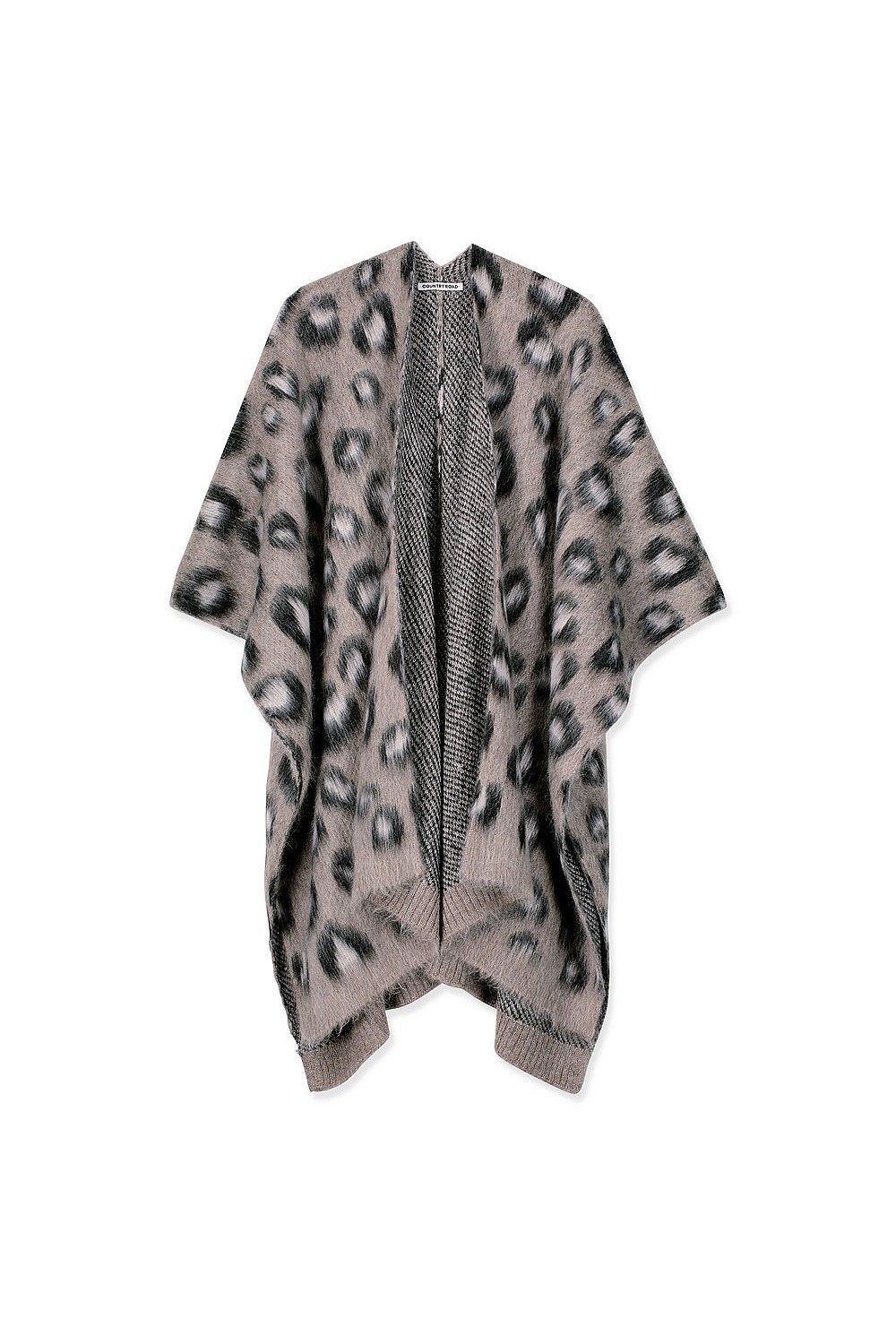 Leopard Poncho
