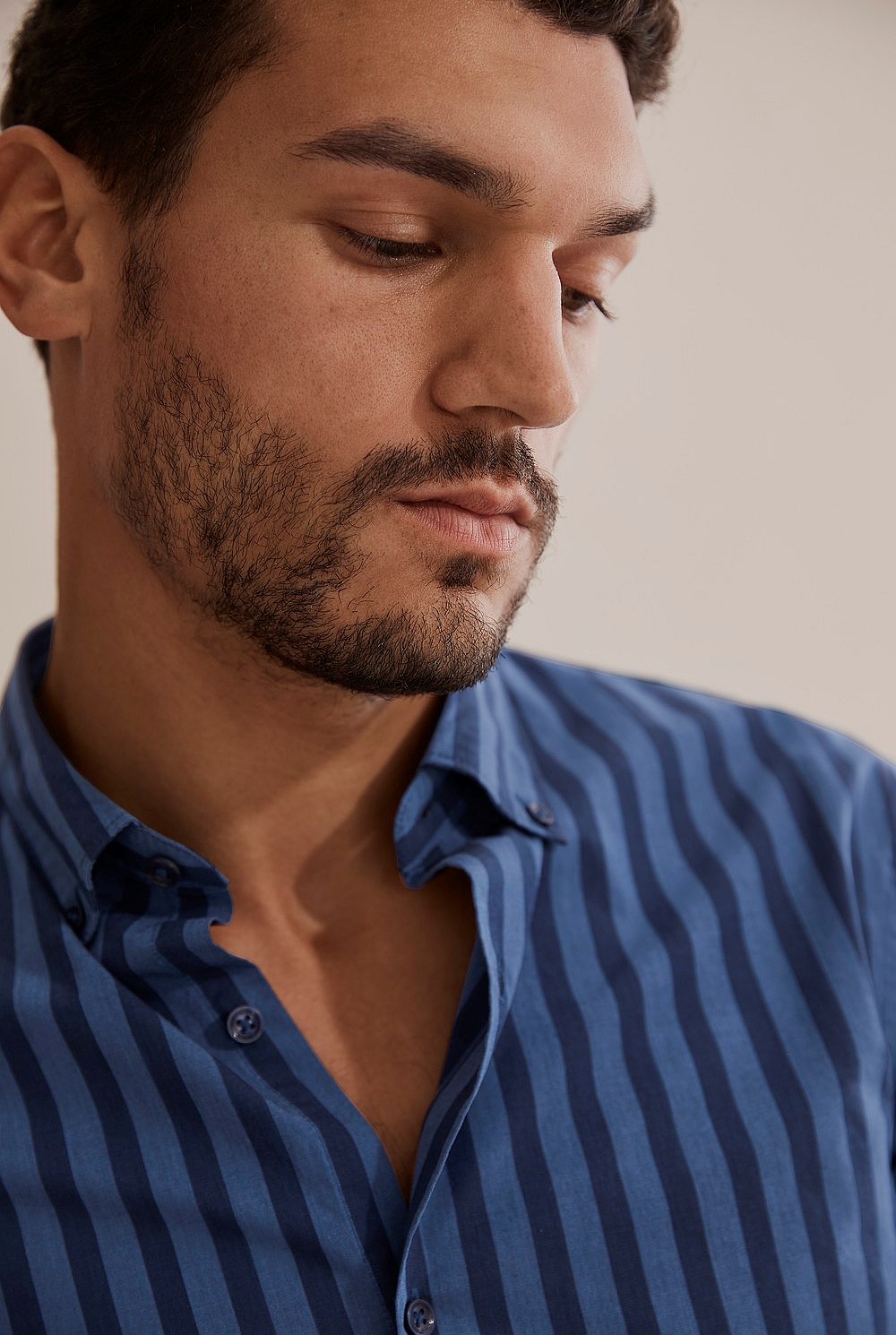 Slim Tonal Stripe Shirt