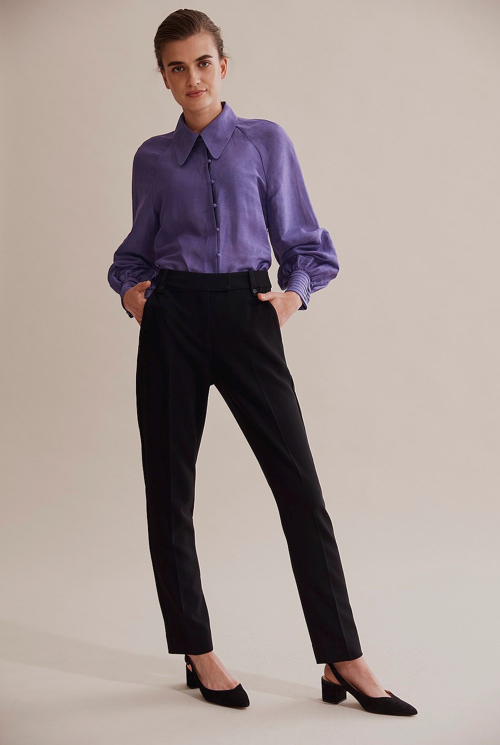 Blouson Sleeve Shirt