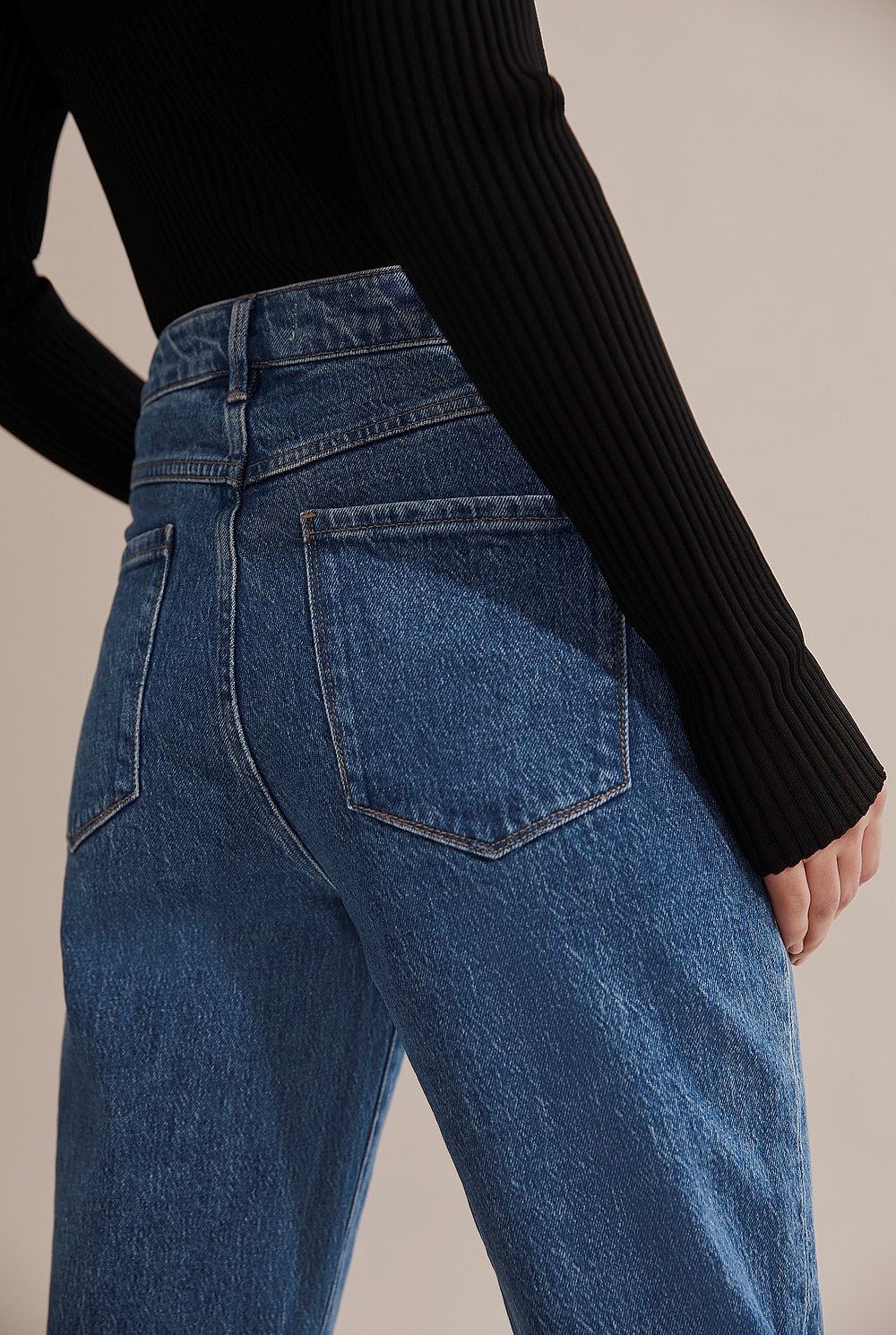 High Waist Straight Jean