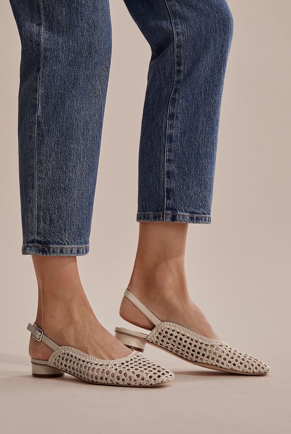 Elise Woven Flat