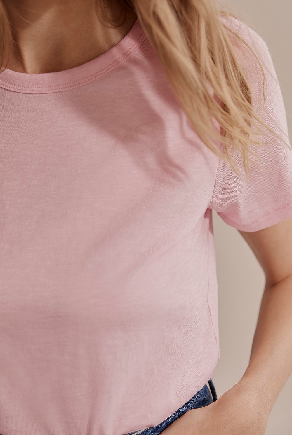 Short Sleeve Cotton Slub T-Shirt