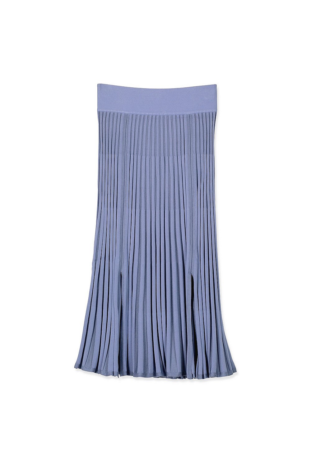 Pleat Rib Knit Skirt