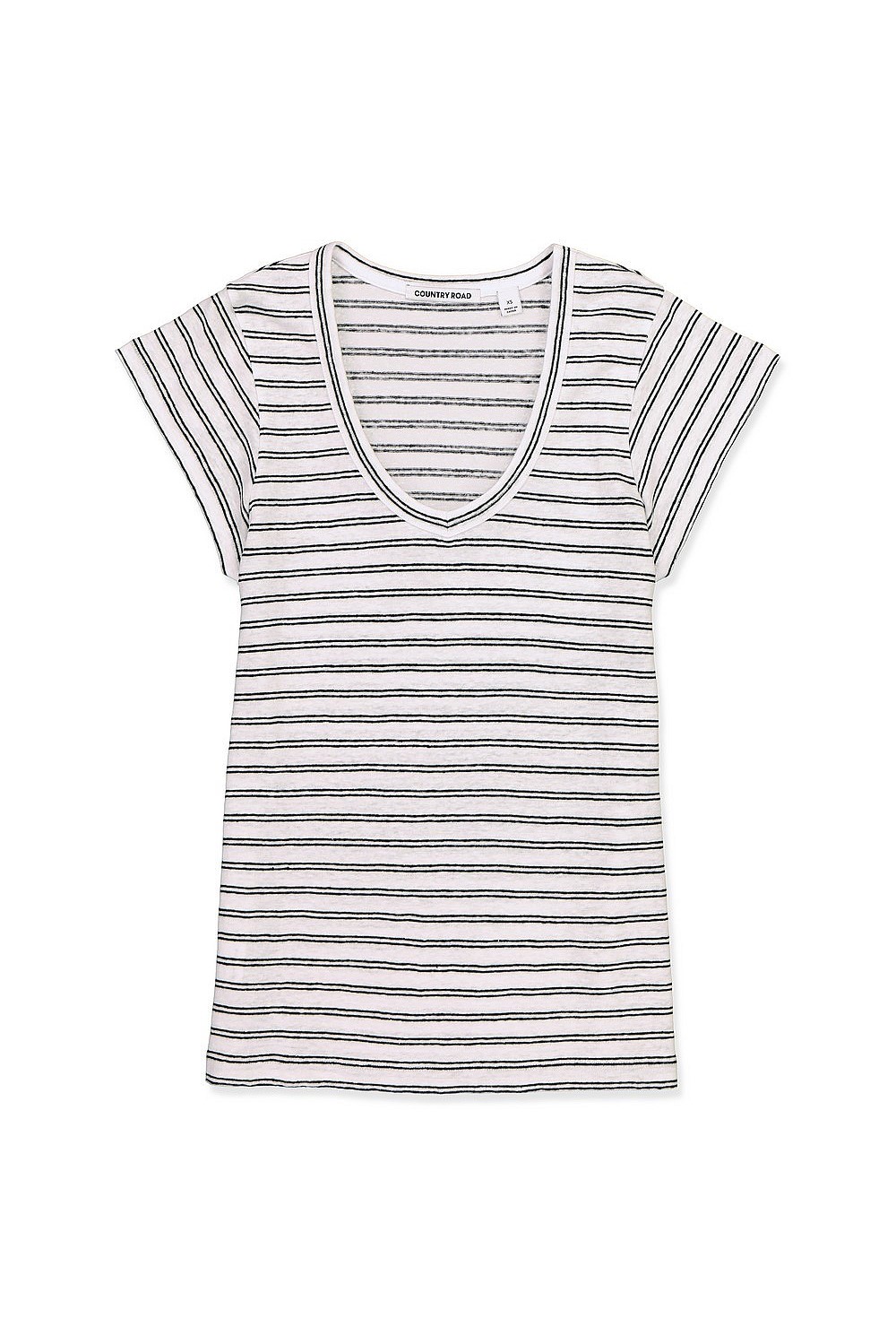 Stripe Linen T-Shirt