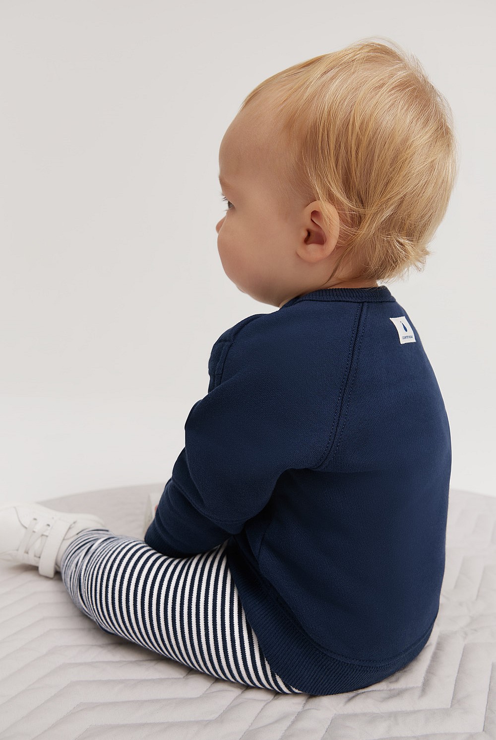 Organically Grown Cotton Stripe Soft Pant