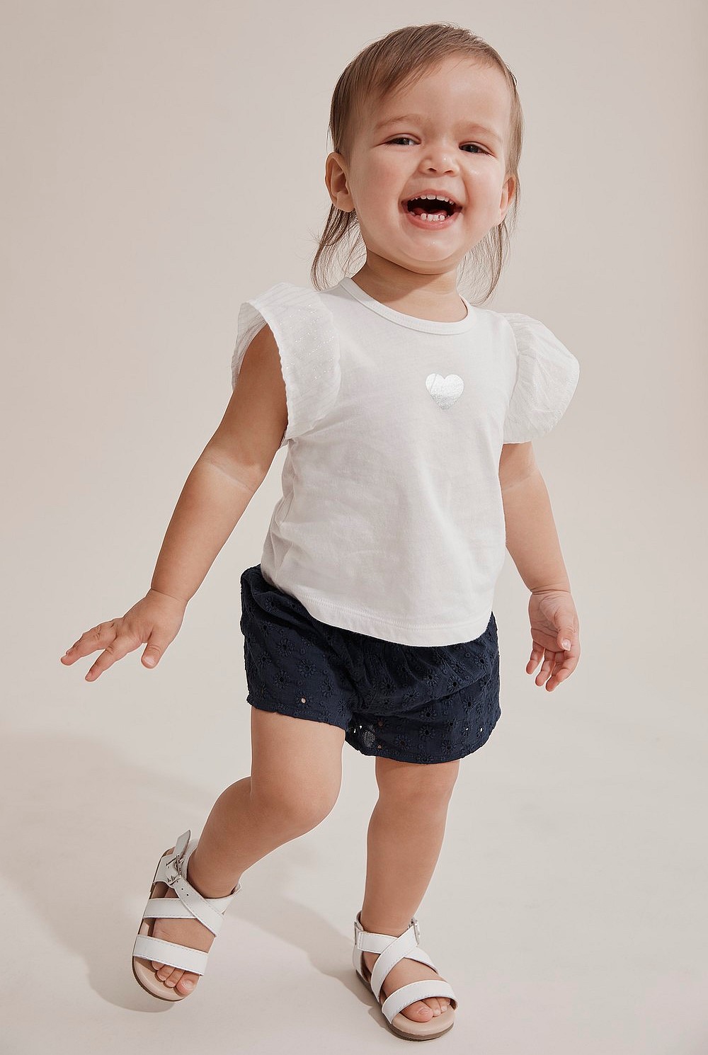 Floral Broderie Skort