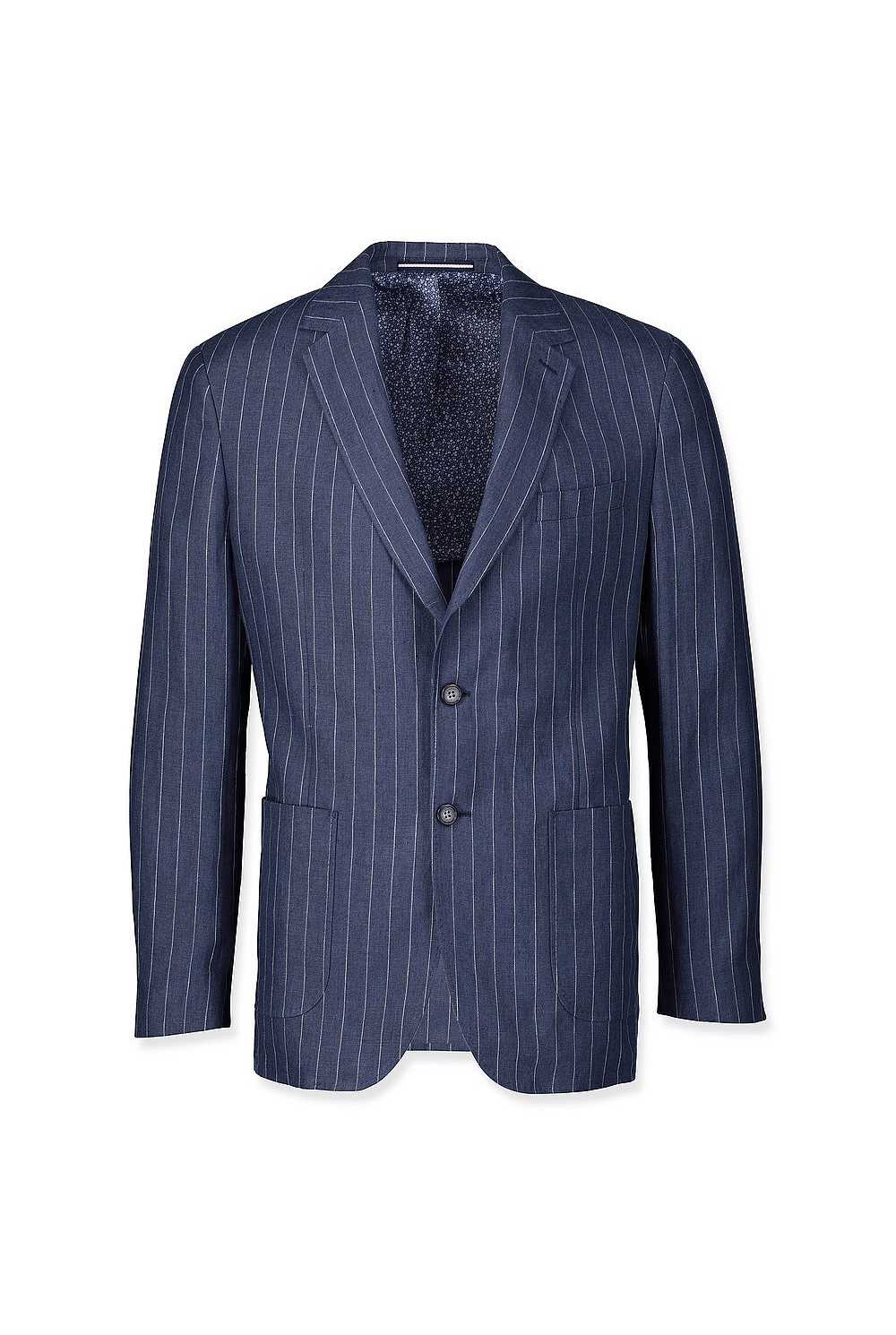 Regular Linen Stripe Blazer
