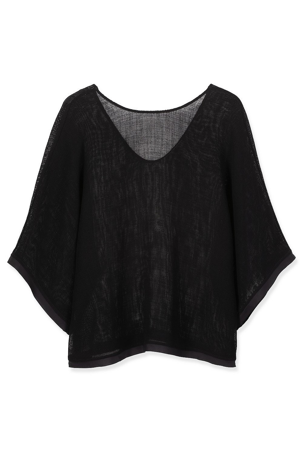 Mesh Kimono Sleeve Top