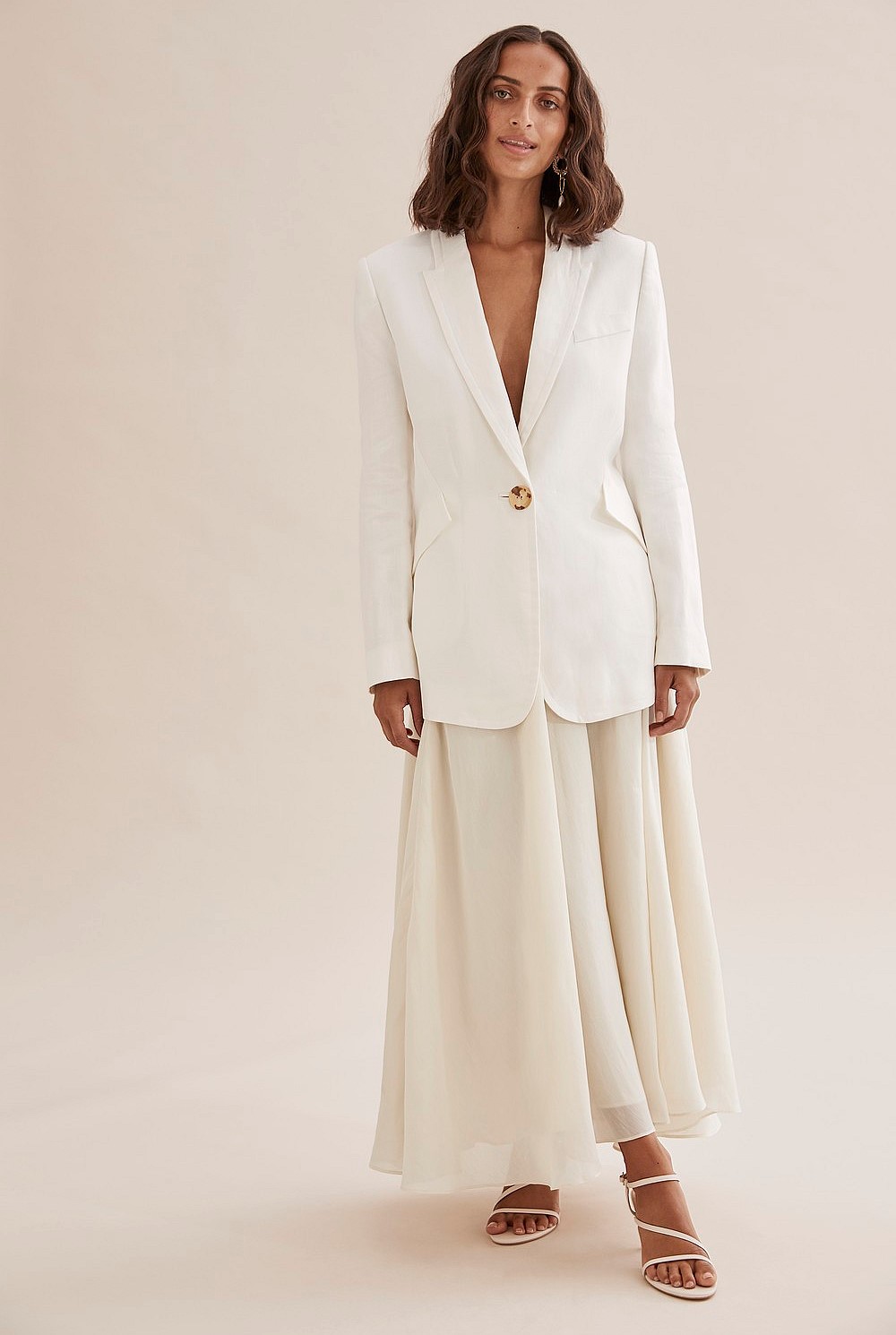 Linen Pocket Blazer