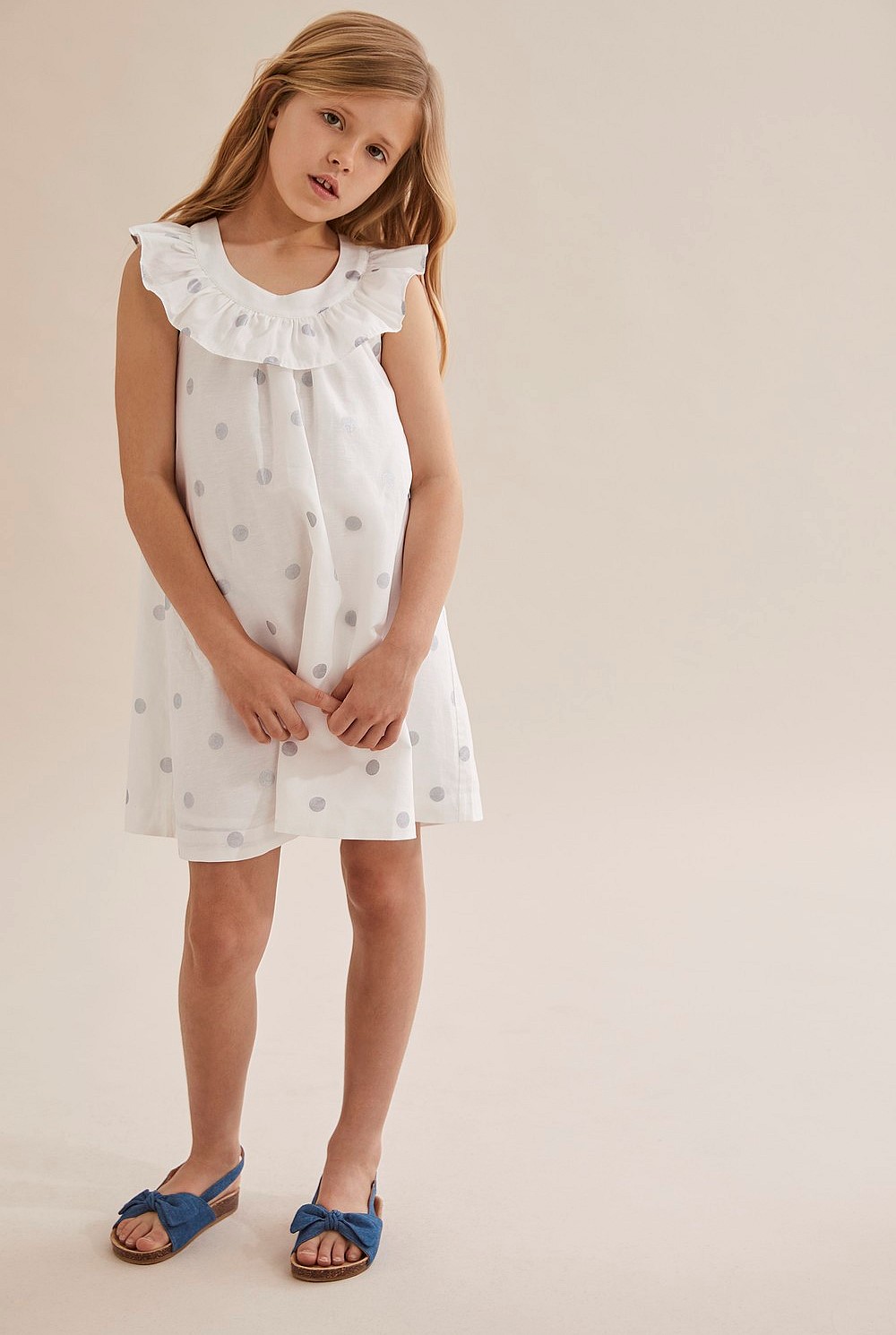 Frill Spot Dress